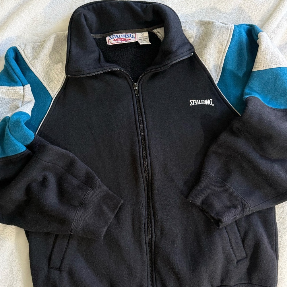 Spalding Black and Blue Sweatshirt
